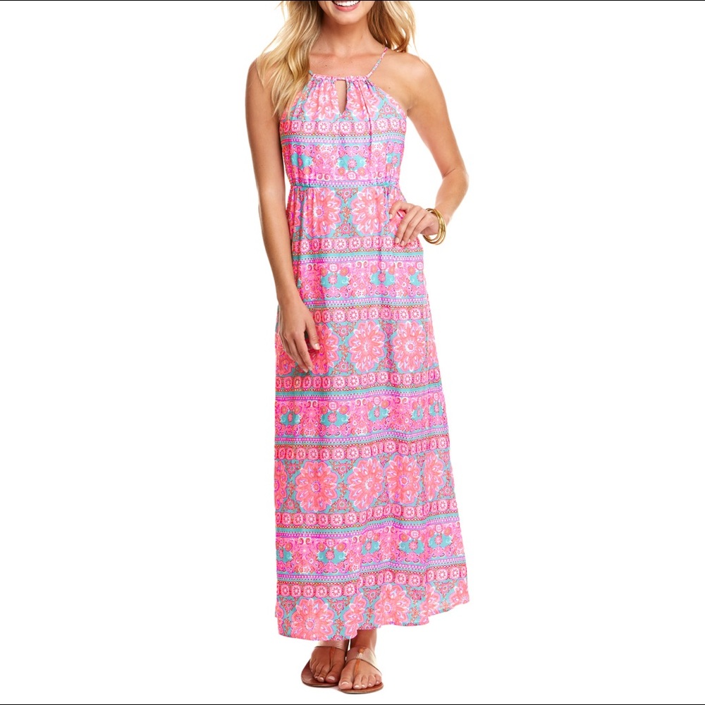Vineyard Vines Caribbean Floral Maxi Dress